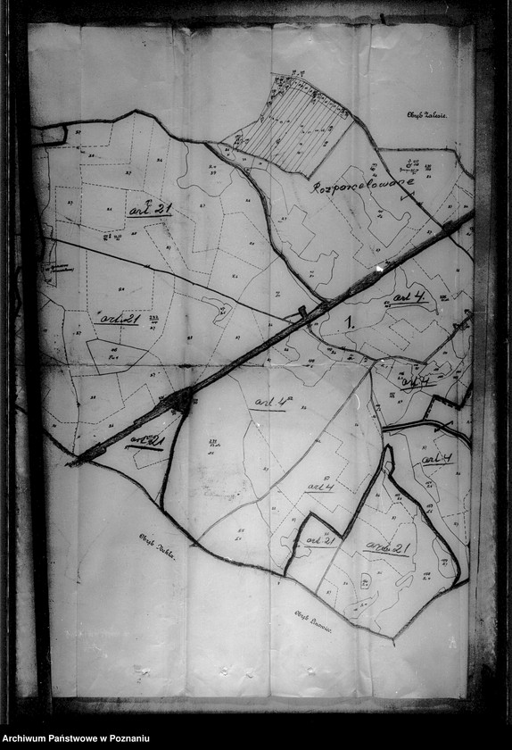 Obraz 6 z jednostki "Mapa poglądowa całości majątku Pyszczyn powiatu bydgoskiego nr 158 w skali 1:5000"
