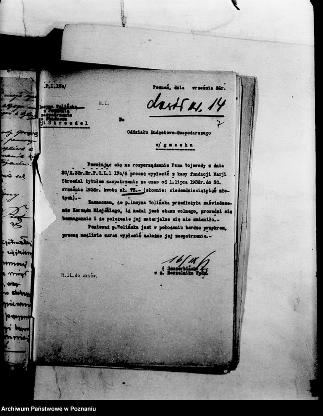 Obraz 10 z jednostki "/Fundacja Marii Stroedel/ zaopatrzenie"