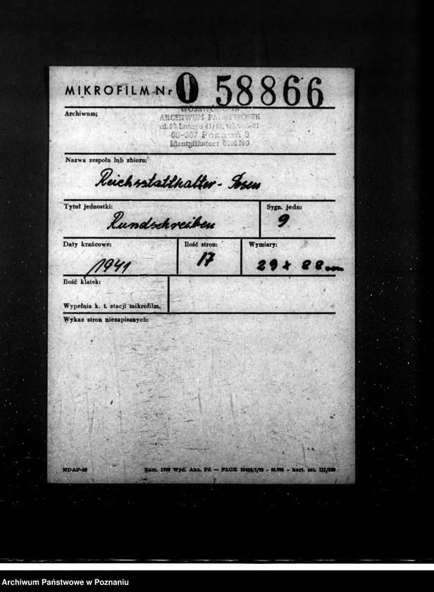 Obraz 2 z jednostki "Rundschreiben"