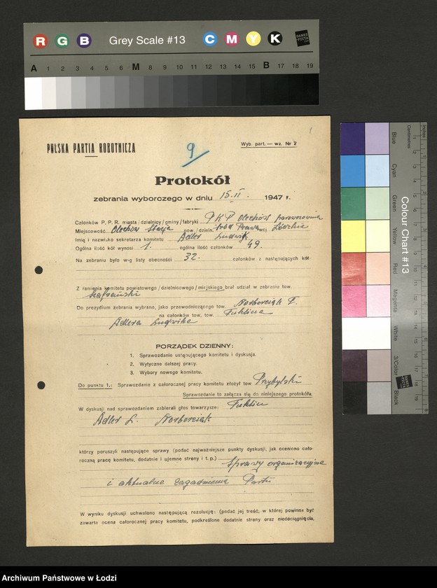 Obraz 2 z jednostki "Protokoły wyborcze kandydatów na konferencję dzielnicową"