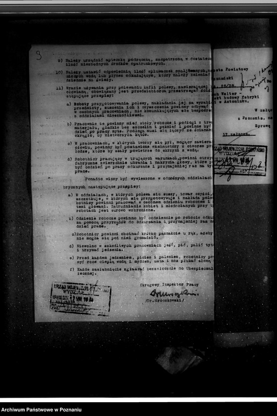 Obraz 7 z jednostki "Zatwierdzenie zakładu przemysłowego /wytwórni kafli/ w. Adascha w Antoninku powiat poznański"