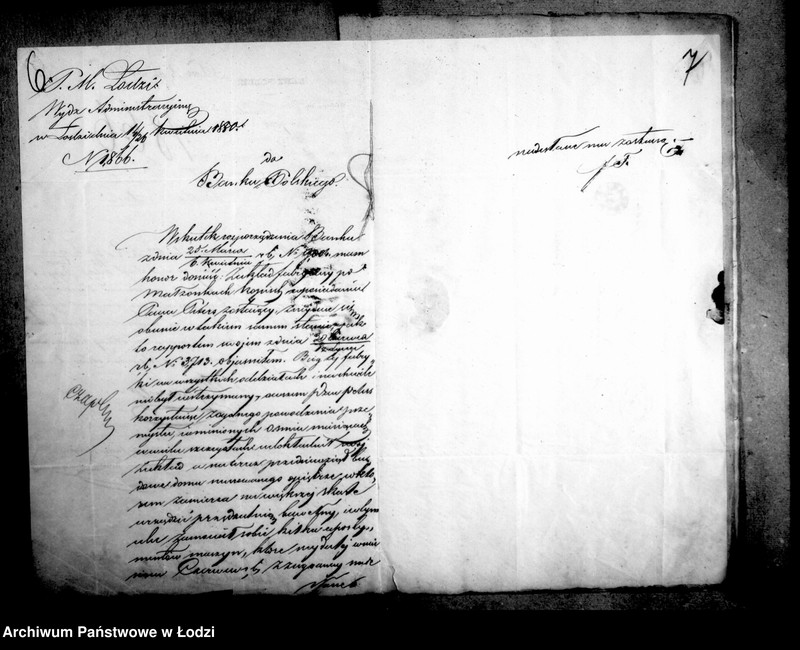 Obraz 9 z jednostki "Akta tyczące się zakładu bielnikowego"