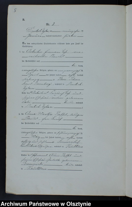 image.from.unit.number "Heiraths-Neben-Register Nr 1 - 42"