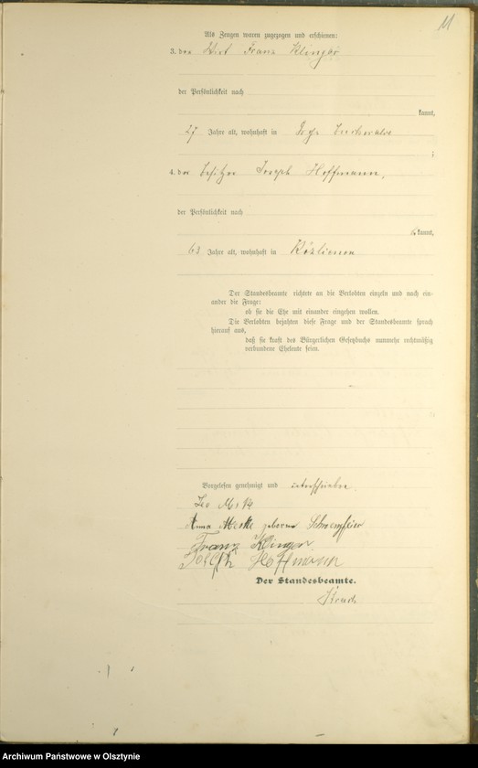 image.from.unit.number "Heiraths-Haupt-Register Nr 1 - 11"