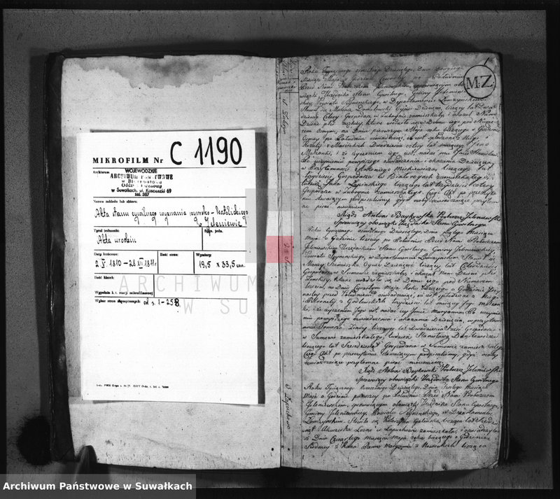 image.from.unit.number "Akta Urodzenia Gminy Jeleniewskiey zaczynające się od Dnia 1 Maja 1810 Roku- ciągle do dnia 1-o Stycznia 1812 r."