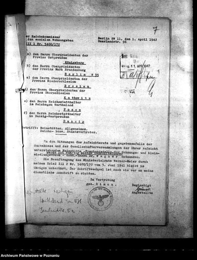 Obraz 13 z jednostki "Posener Kleinwohnungsbau- Gesellschaft mit beschränkter Haftung"