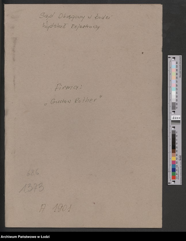 Obraz 2 z jednostki "Gustaw Rother- sprzedaż towarów tkackich"