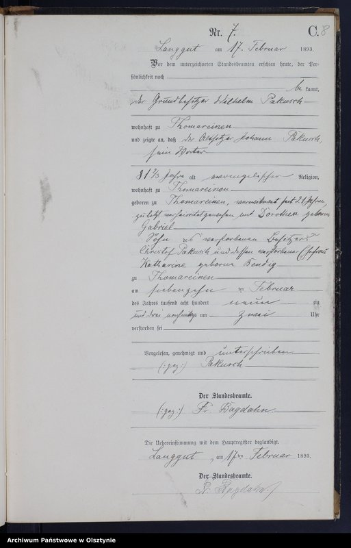 image.from.unit.number "Sterbe-Neben-Register Nr 1 - 36"