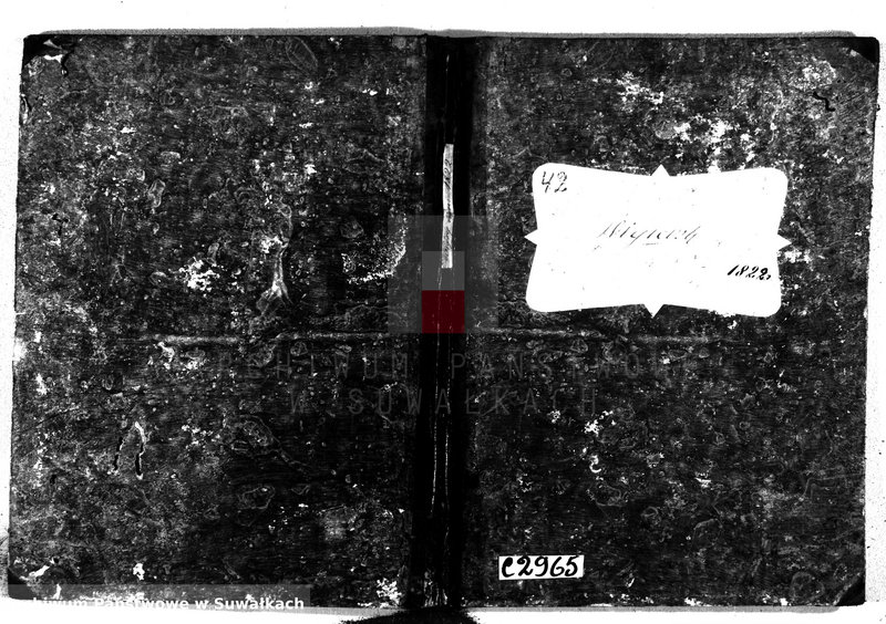 image.from.unit.number "Akta śmierci gminy wigierskiey od 1-go stycznia do ostatniego grudnia 1822 roku"