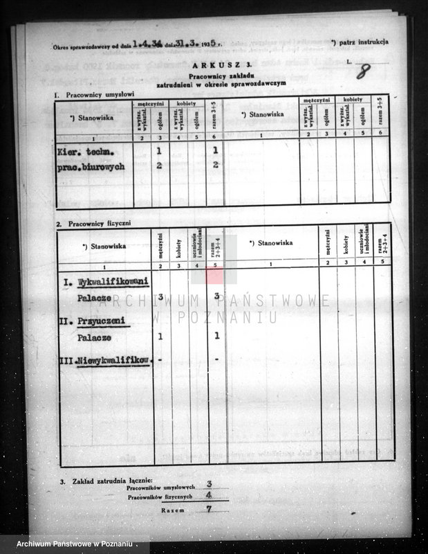 Obraz 12 z jednostki "Kwestionariusz Gazowni Miejskiej w Obornikach"
