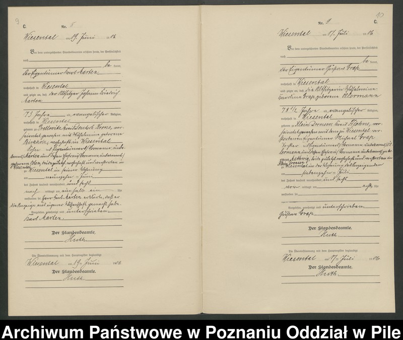Obraz 8 z jednostki "Księga zgonów"