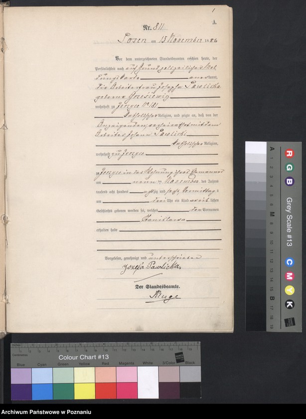 Obraz 4 z jednostki "Księga urodzeń t. III"