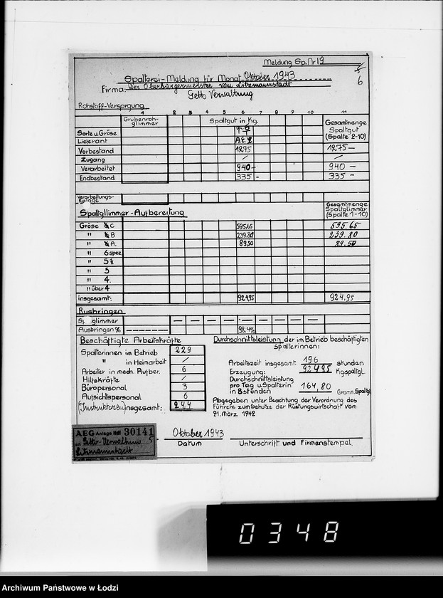 Obraz 9 z jednostki "Glimmer-Spaltung. [Sprawozdania miesięczne]"