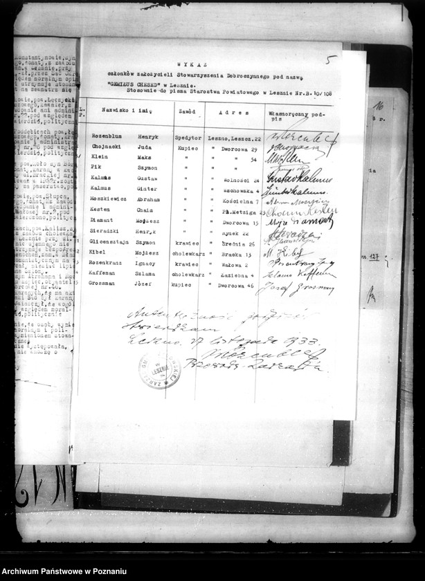 Obraz 9 z jednostki "/Stowarzyszenie Dobroczynne,,Gemitus Chesed" w Lesznie/"