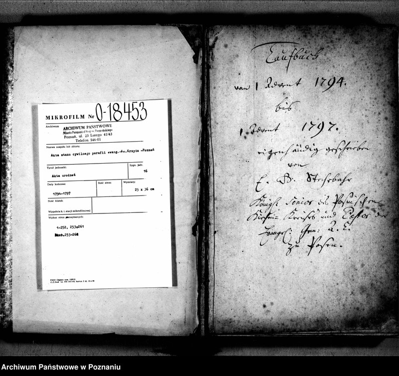 Obraz 3 z jednostki "Taufbuch"