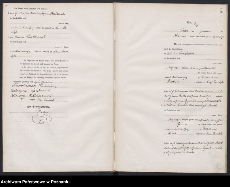 Obraz 8 z jednostki "Księga małżeństw"