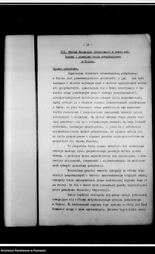 Obraz 20 z jednostki "Sprawozdania Naczelnej Organizacji Zjednoczonego Przemysłu i Rolnictwa Zachodniej Polski"