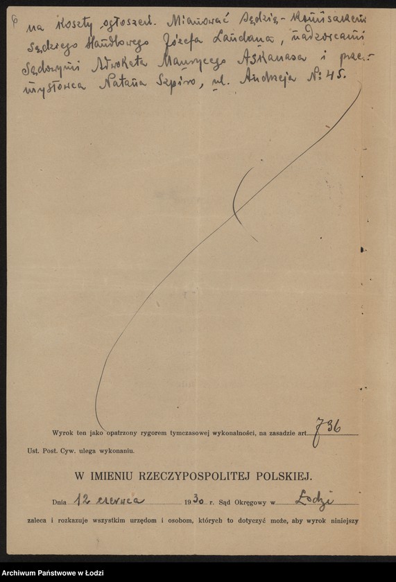 Obraz 8 z jednostki "Izrael Birencwajg- tkalnia wyrobów wełnianych"