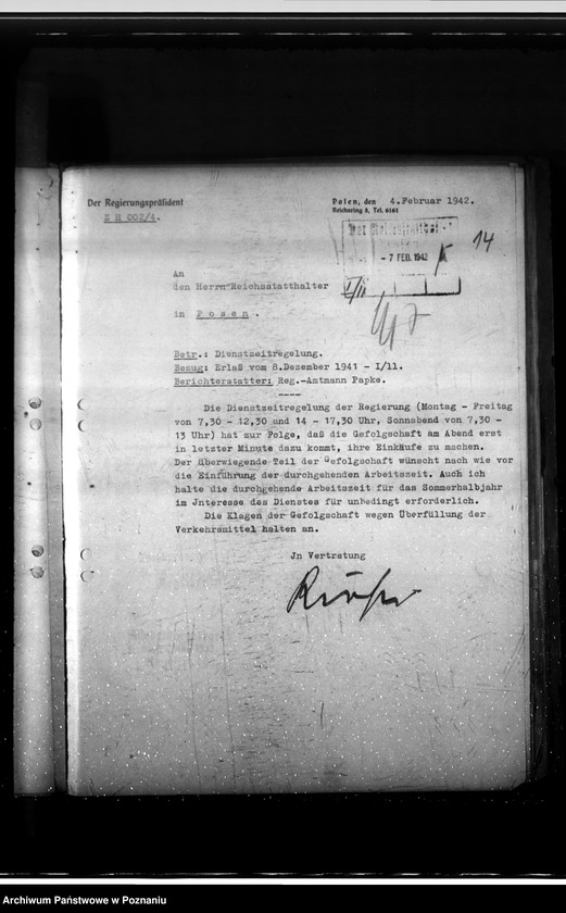 Obraz 18 z jednostki "Dienstzeit bei den Behörden"