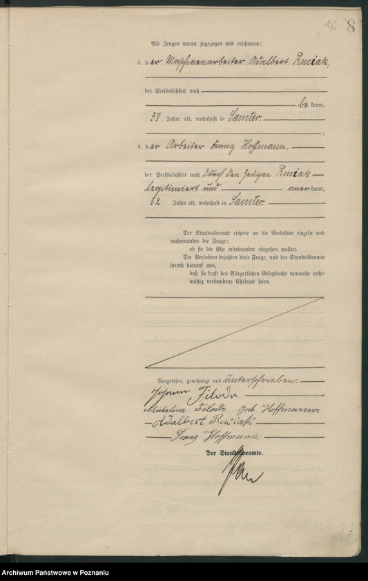 Obraz 19 z jednostki "Heirats-Haupt-Register"