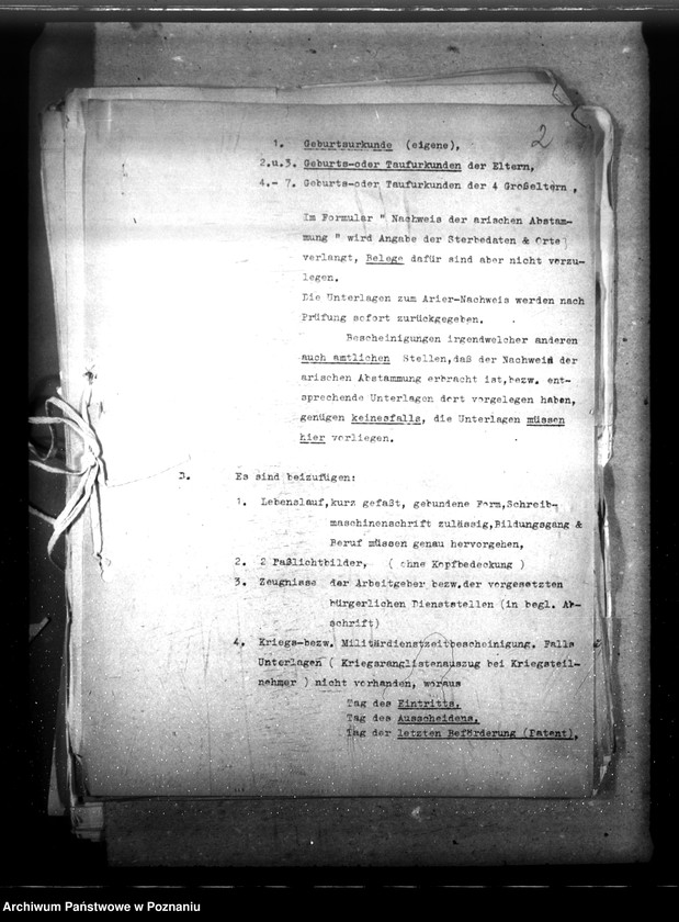 Obraz 6 z jednostki "Personalakte des Landesplaner, Ingenieur W. Richert (między innymi różne notatki)"