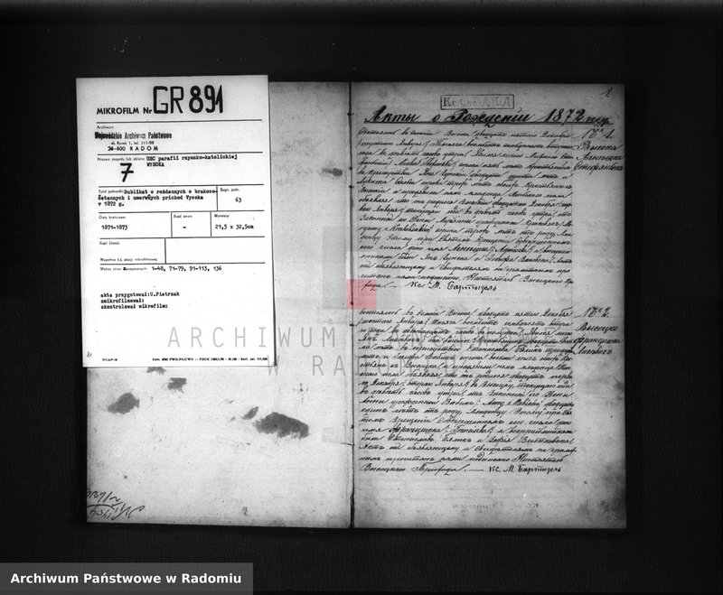 image.from.unit.number "Dublikat o roždennyh, brakosočetannyh i umerših Prihoda Vysoka za 1872 god"