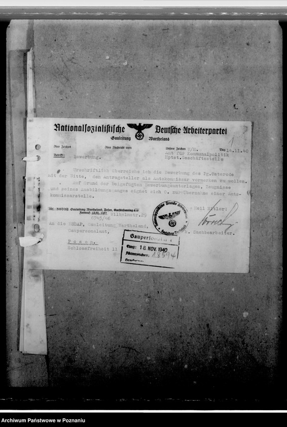 Obraz 5 z jednostki "Osterode, Max - komisarz obwodowy"