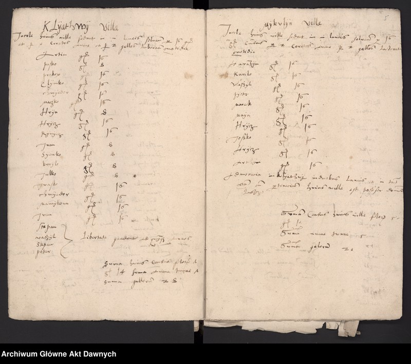 image.from.unit.number "Rejestry poborowe i wybranieckie, inwentarze i rachunki królewszczyzn i wielkorządów, rachunki z kwarty, wyliczenia sejmowe itp."