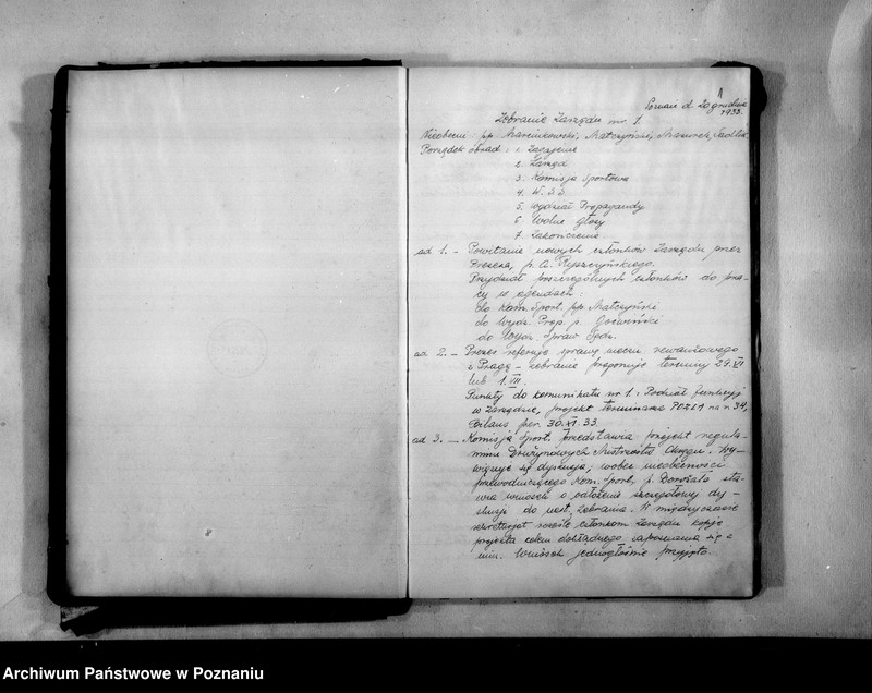 Obraz 4 z jednostki "Protokolarz zebrań zarządu"