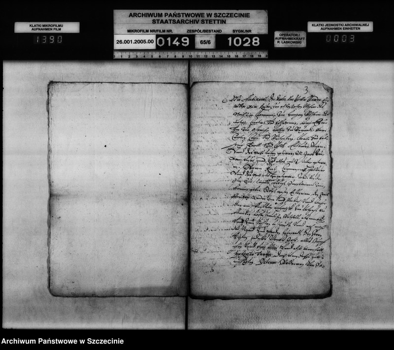 image.from.unit.number "Arnd von d. osten zu Kapelle / Jakob Brauer, Pastor in Trient: Nachlass- Streitigkeiten."