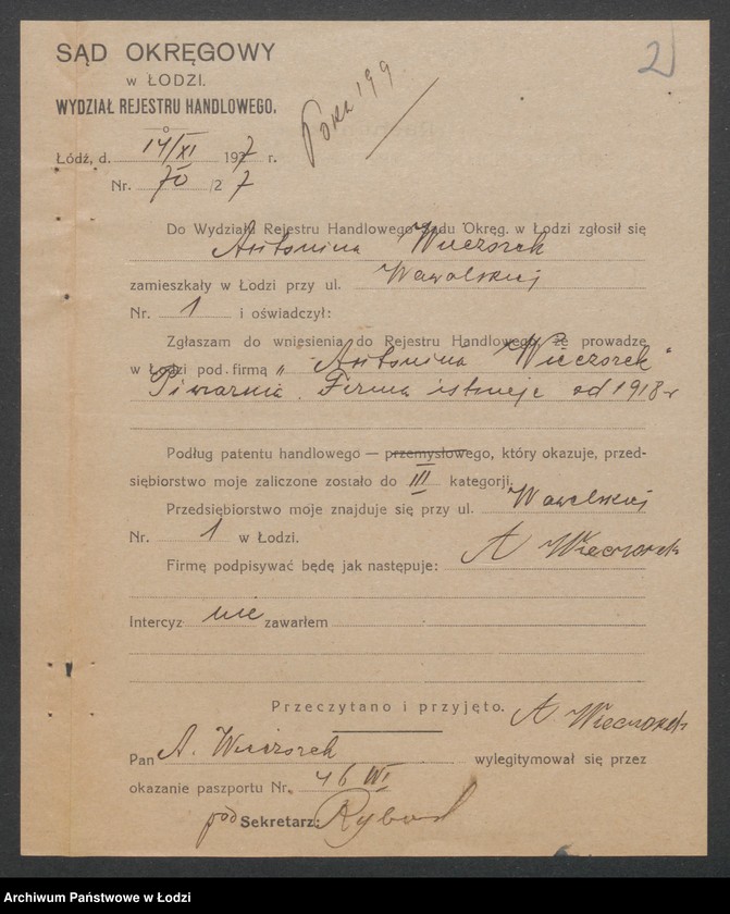 Obraz 4 z jednostki "Antonina Wieczorek- piwiarnia"