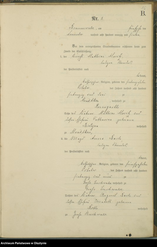 image.from.unit.number "Heiraths-Haupt-Register Nr 1 - 10"