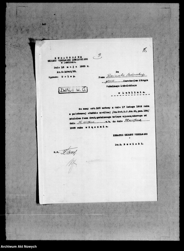 image.from.unit.number "Akta osobowe - Sadowski Franciszek."