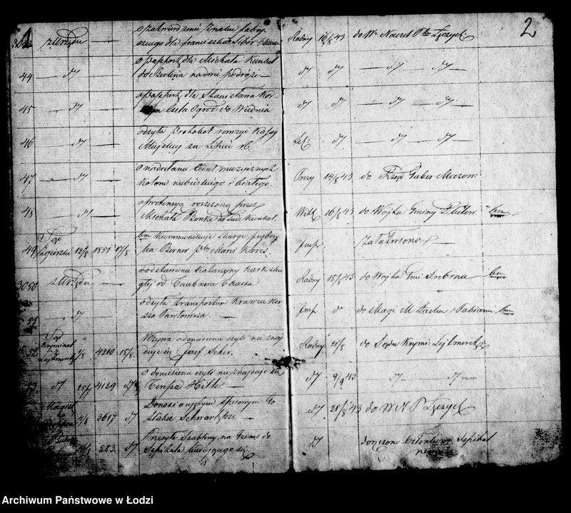 Obraz 5 z jednostki "Dziennik korespondencyjny magistratu miasta Łodzi z roku 1843-1844"