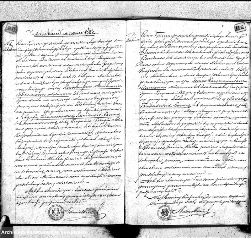 image.from.unit.number "Duplikat Urodzonych, Zaślubionych i Zmarłych Sekty Filiponów Okręgu Krasnohruda za rok 1863"
