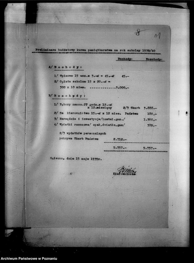 Obraz 14 z jednostki "Miejska Szkoła Krawiecko-Bieliźniarska - Gniezno"