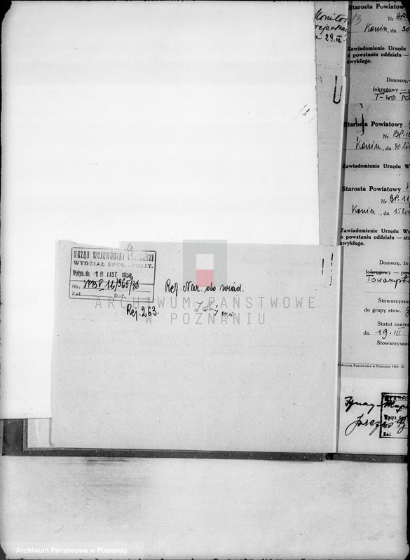 Obraz 13 z jednostki "/Różne sprawy stowarzyszeń/"