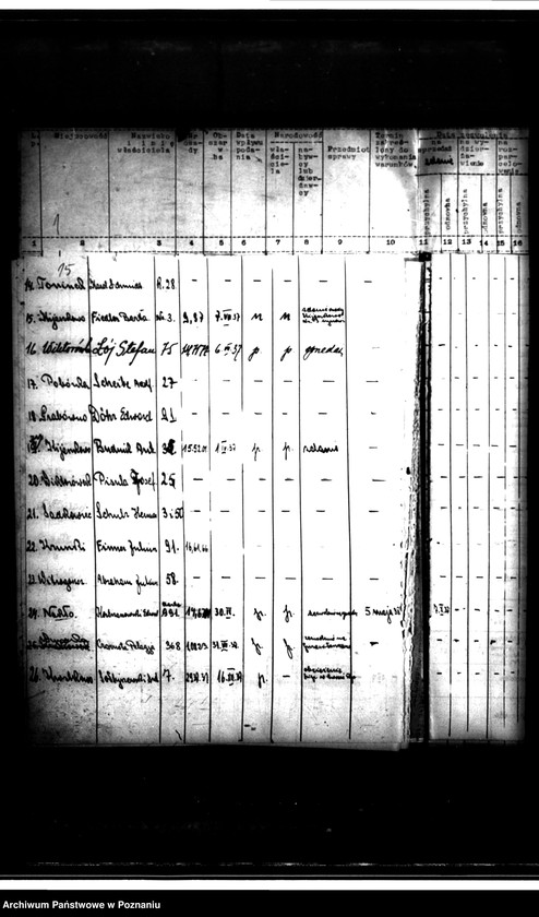 Obraz 19 z jednostki "Rejestr obrotu nieruchomościami rentowymi powiatu wrzesińskiego"