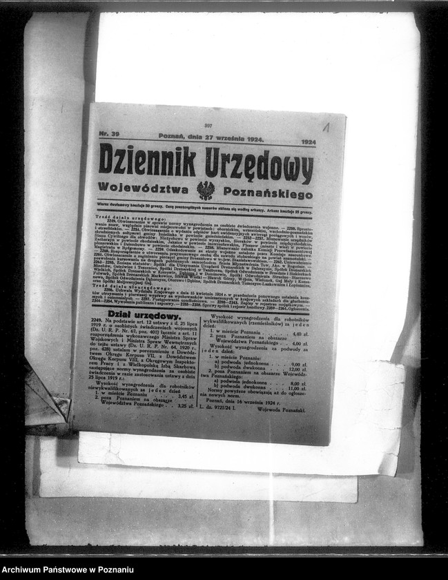 Obraz 5 z jednostki "Die Bildung der Entwaesserungsgenossenschaft Dembicz Kreis Schroda"