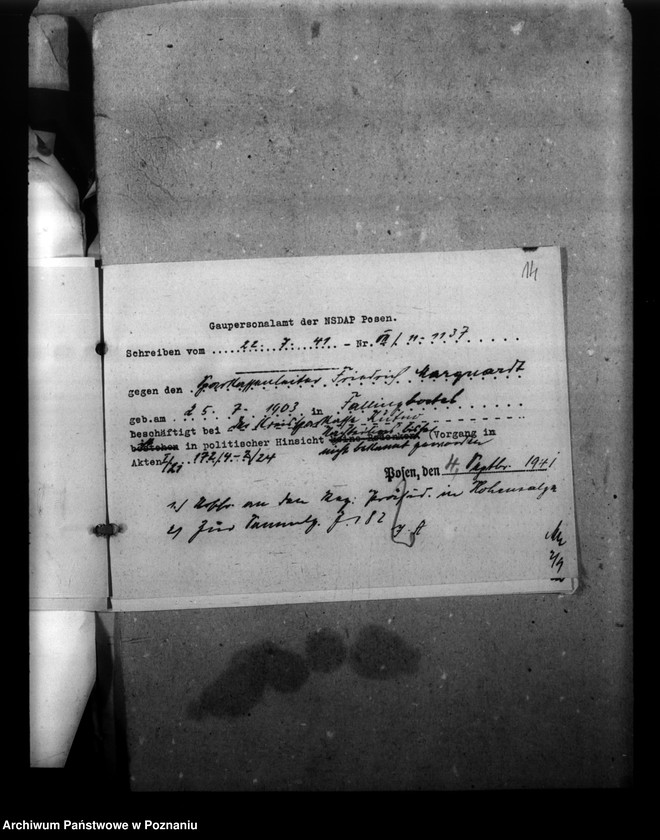 Obraz 19 z jednostki "Politische Beurteilungen der Angestellten"