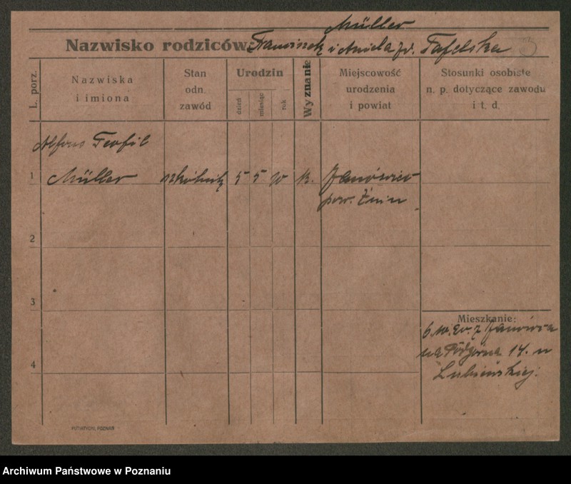 Obraz 5 z jednostki "Müller (samotni mężczyźni)"