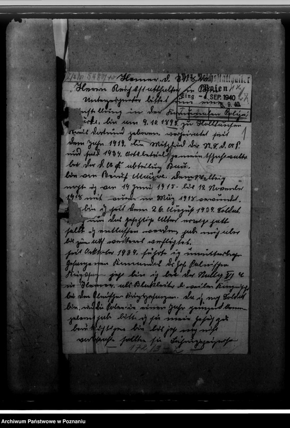 Obraz 5 z jednostki "Bewerbungen um Anstellung im Beamtendienst"