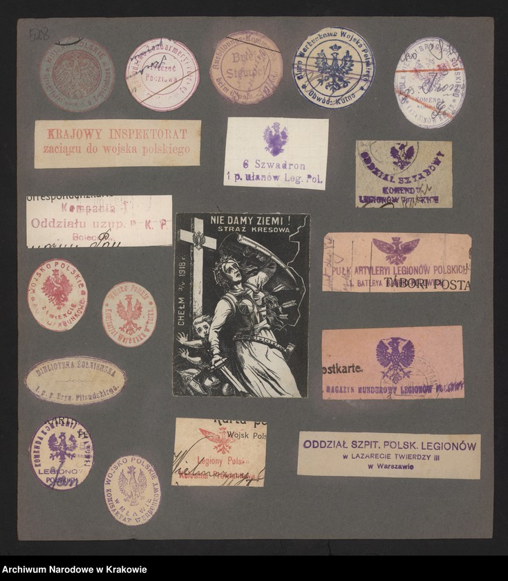 Obraz 16 z kolekcji "Znaczki i cegiełki kwestacyjne w zasobie Archiwum Narodowego w Krakowie111"