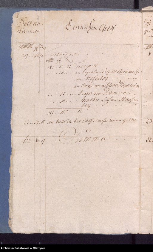 image.from.unit.number "Kobultische Kirche-aller Einnahme und Ausgabe-wie auch Bau-Rechning"