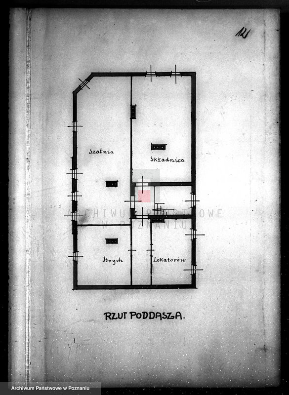 Obraz 16 z jednostki "Fabryka Cukierków "Kanold" S.A. w Lesznie, rysunki budowlane"