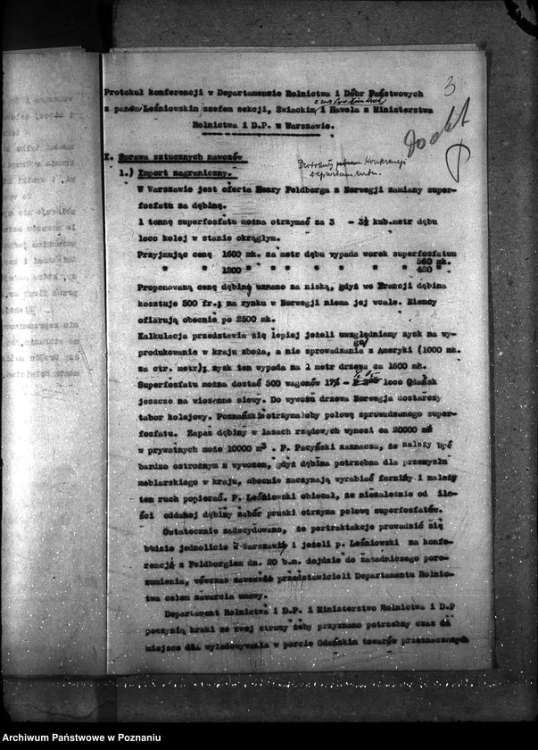 Obraz 7 z jednostki "Sprawy gospodarcze-ogólne protokoły Konferencji Departamentu"