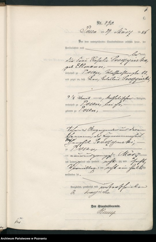 Obraz 20 z jednostki "Księga zgonów t. II"