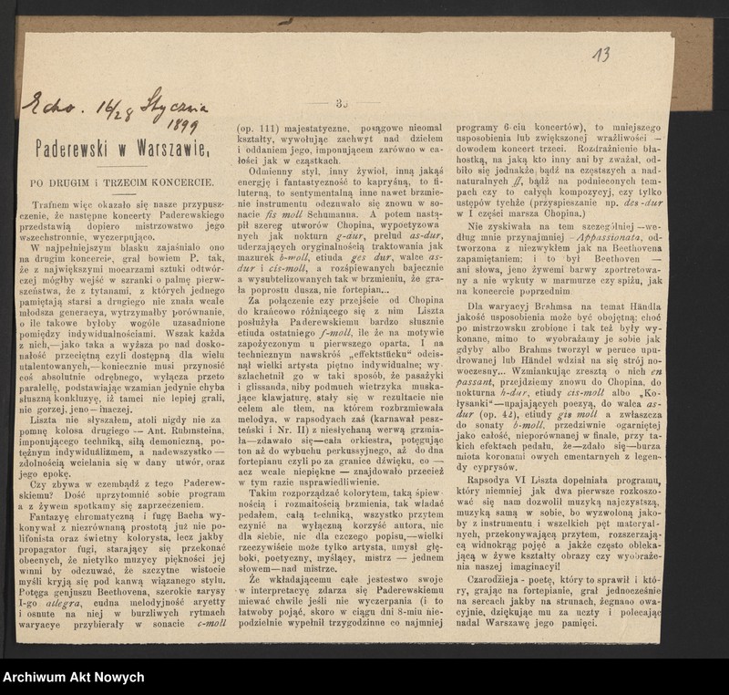 image.from.unit.number "Tournée en Pologne et Russie. Janvier-Mars 1899 (Wycinki prasowe i programy koncertów w Królestwie Polskim, Rosji oraz Galicji; wiersz J. A. Święcickiego)"