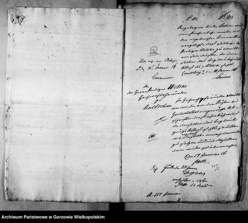 image.from.unit.number "Duplikate der Kirchenbücher von der Parochie Lossow: Raumerswalde (Roszkowice), Gerlachsthal (Gostkowice)"