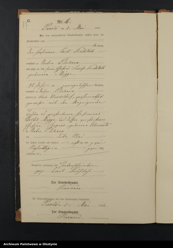 image.from.unit.number "Sterbe-Neben-Register Nr 1 - 38"